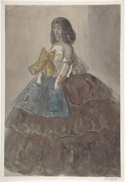Константен Гис. Франция XIX в. Модные платья