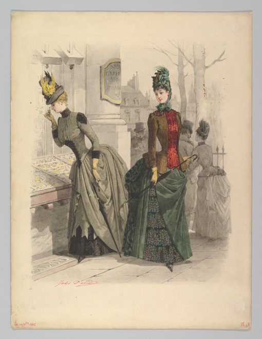 Жюль Дэвид. Франция. Модные тенденции 1880-х гг.